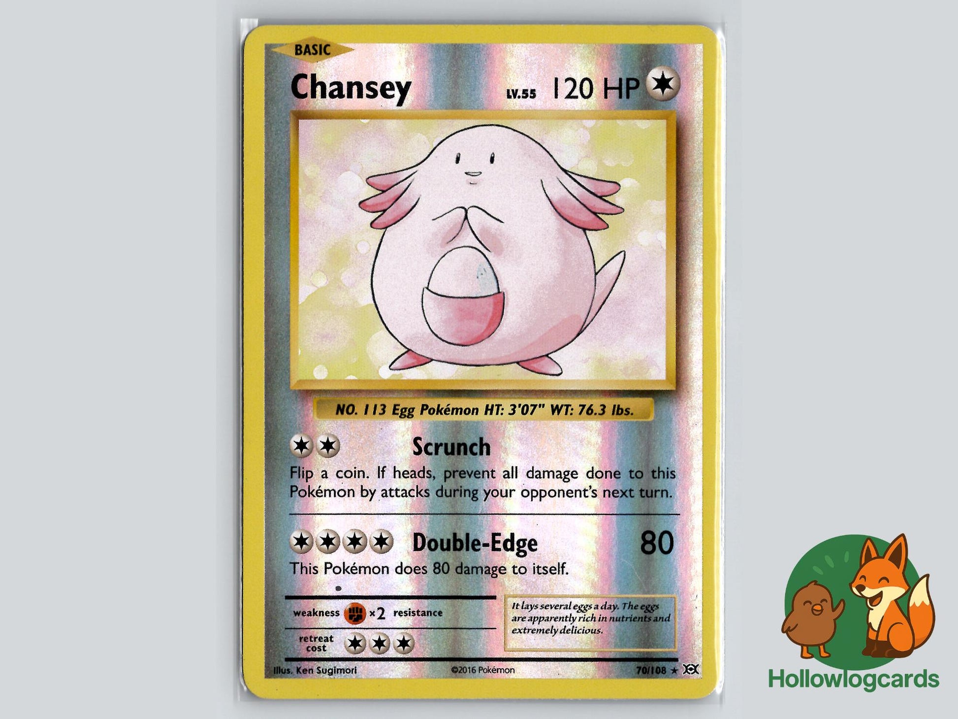 Chansey (70/108) - Evolutions Pokémon Card