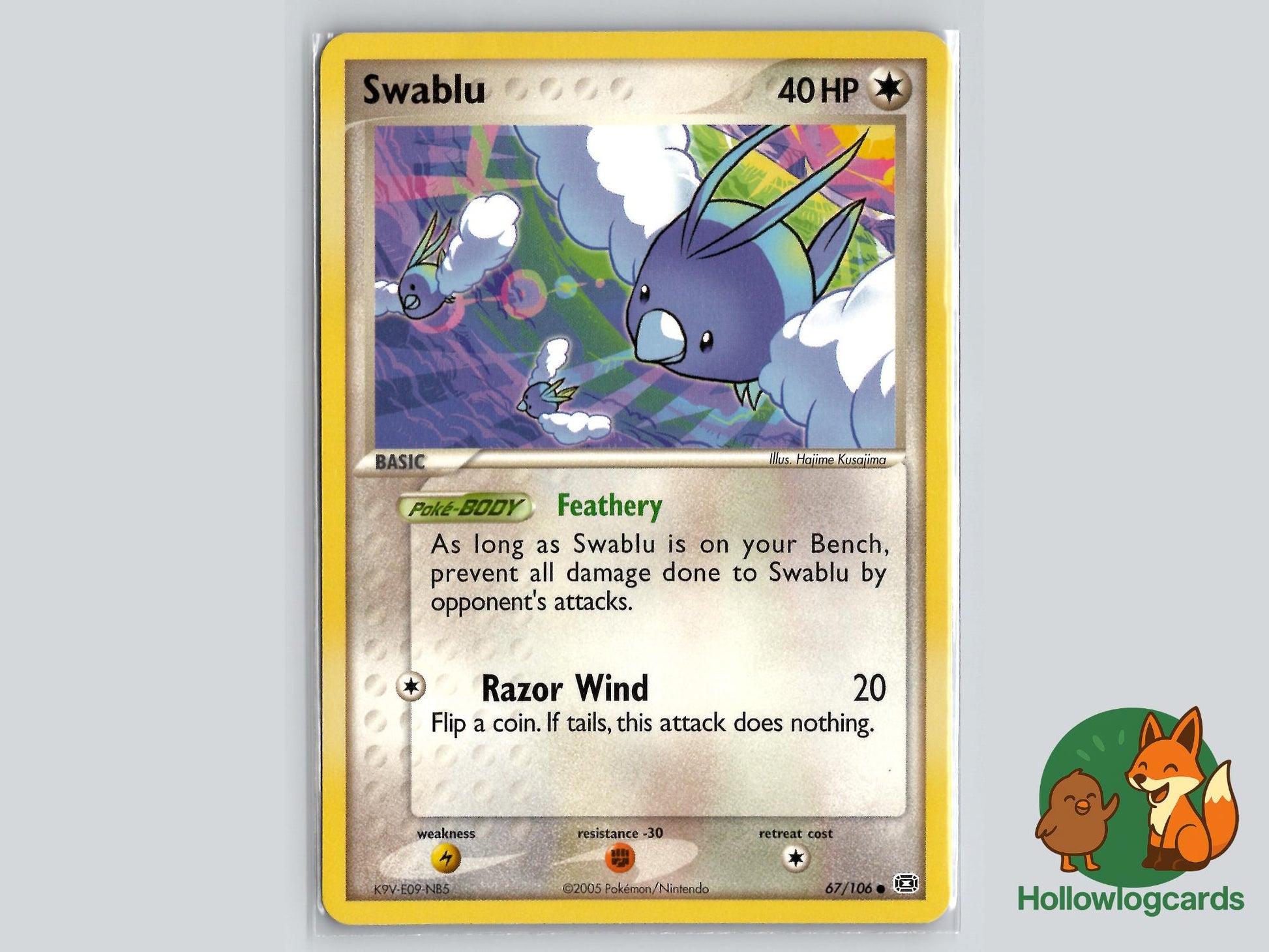 Swablu (67/106) - Emerald Pokémon Card
