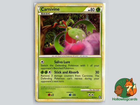 Carnivine (16/102) - Triumphant Pokémon Card