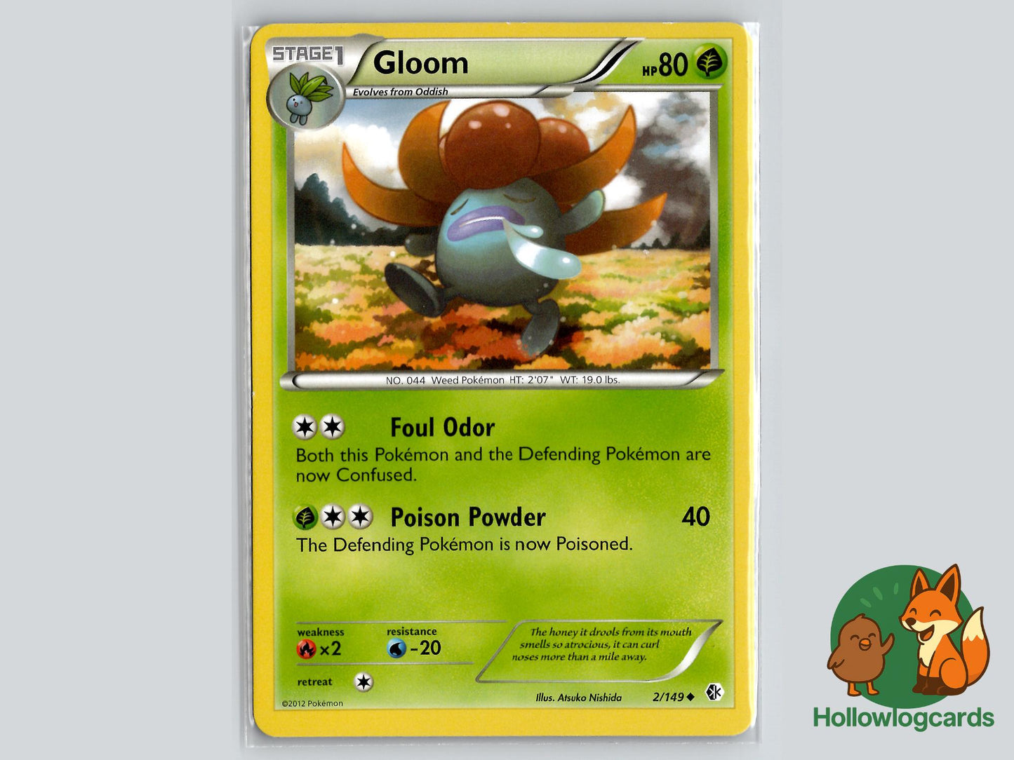 Gloom (2/149) - Boundaries Crossed Pokémon Card