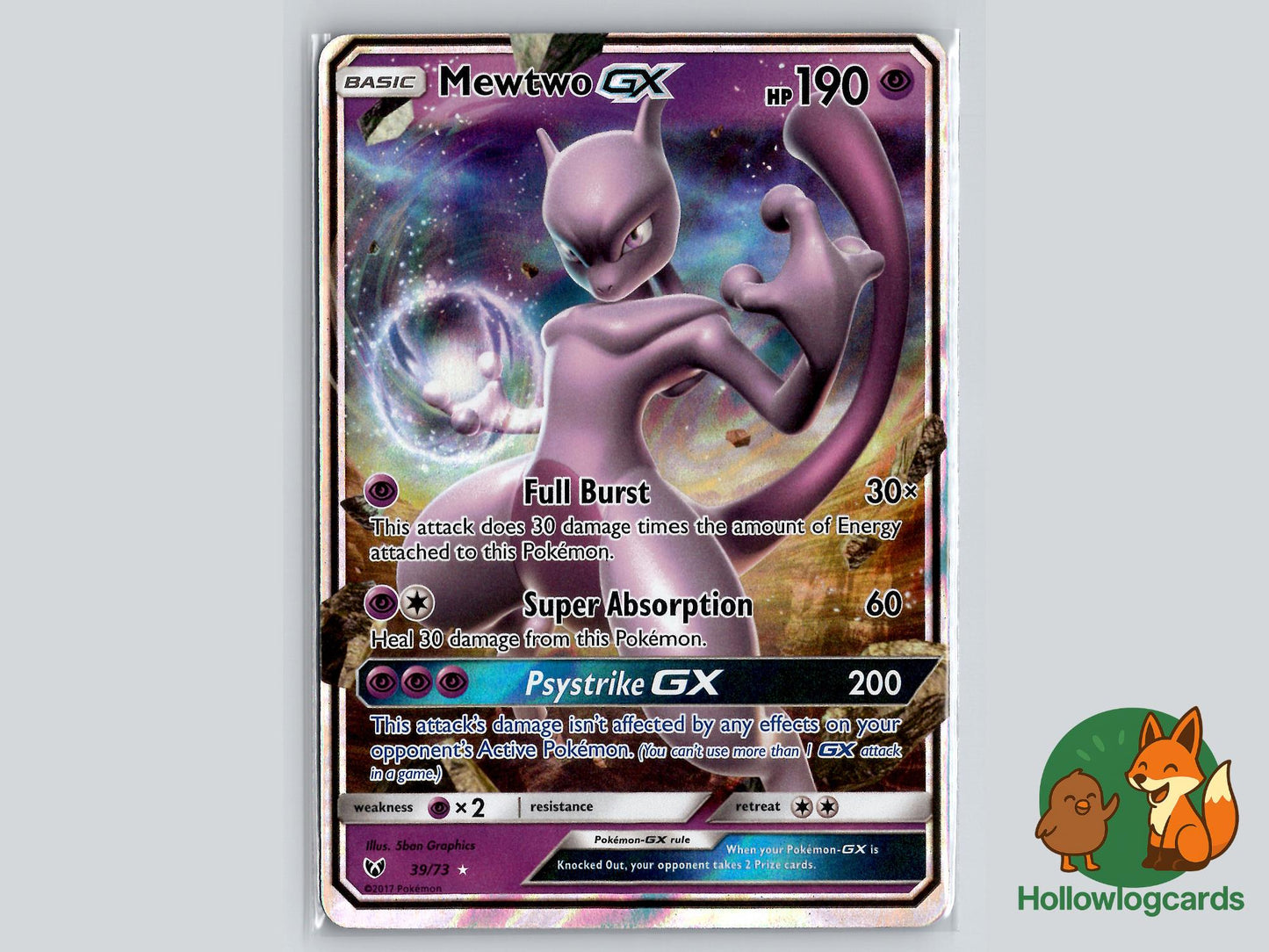 Mewtwo GX ( 39/73 ) Holo - Shining Legends - Near Mint
