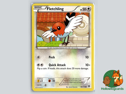 Fletchling (89/119) - Phantom Forces Pokémon Card