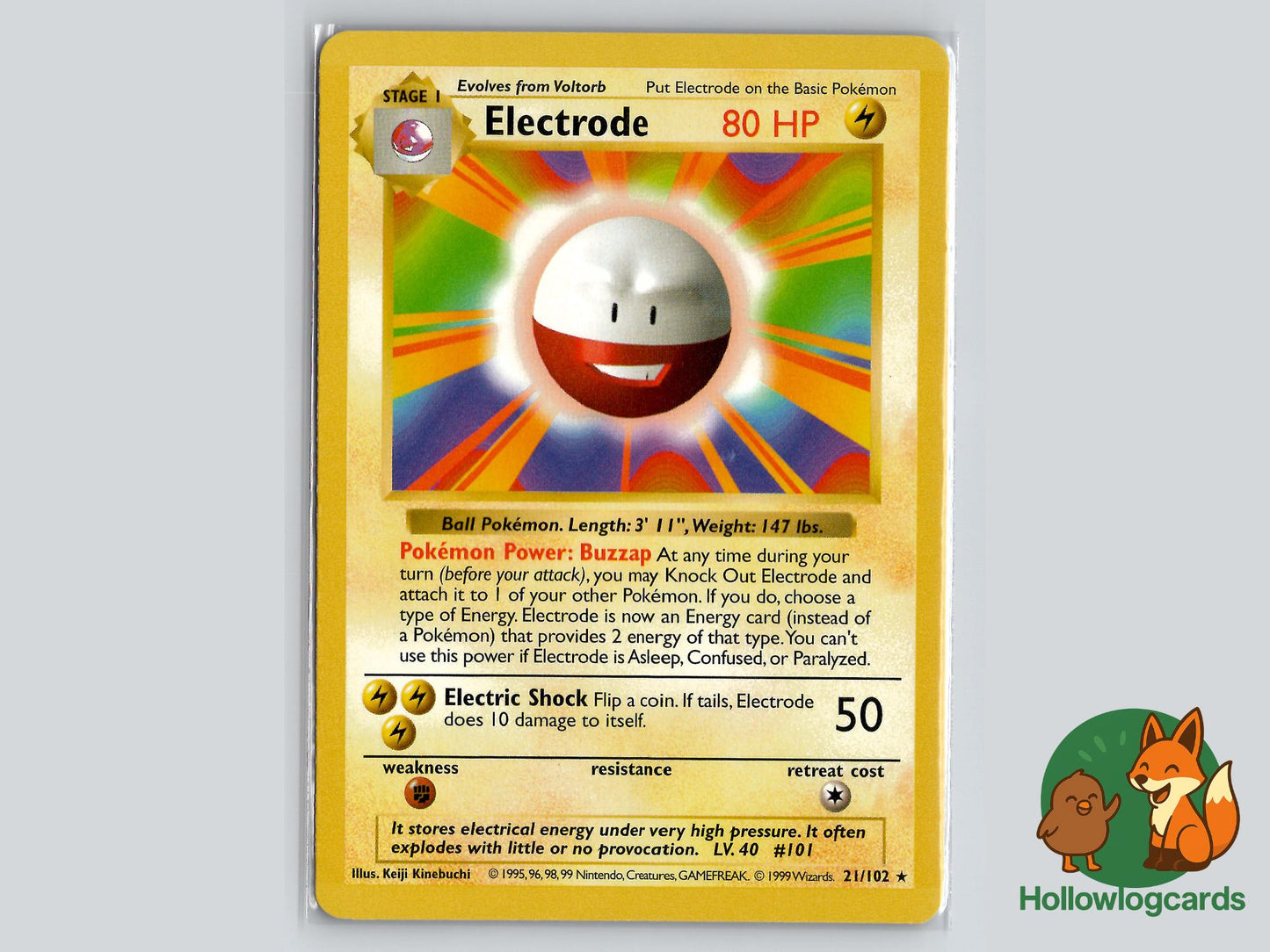 Electrode (21/102) - Base Pokémon Card