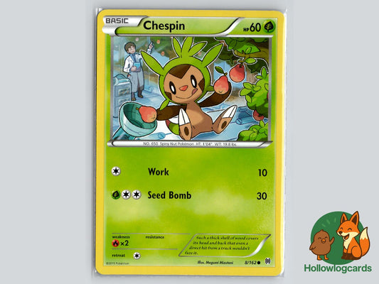 Chespin (8/162) - BREAKthrough Pokémon Card