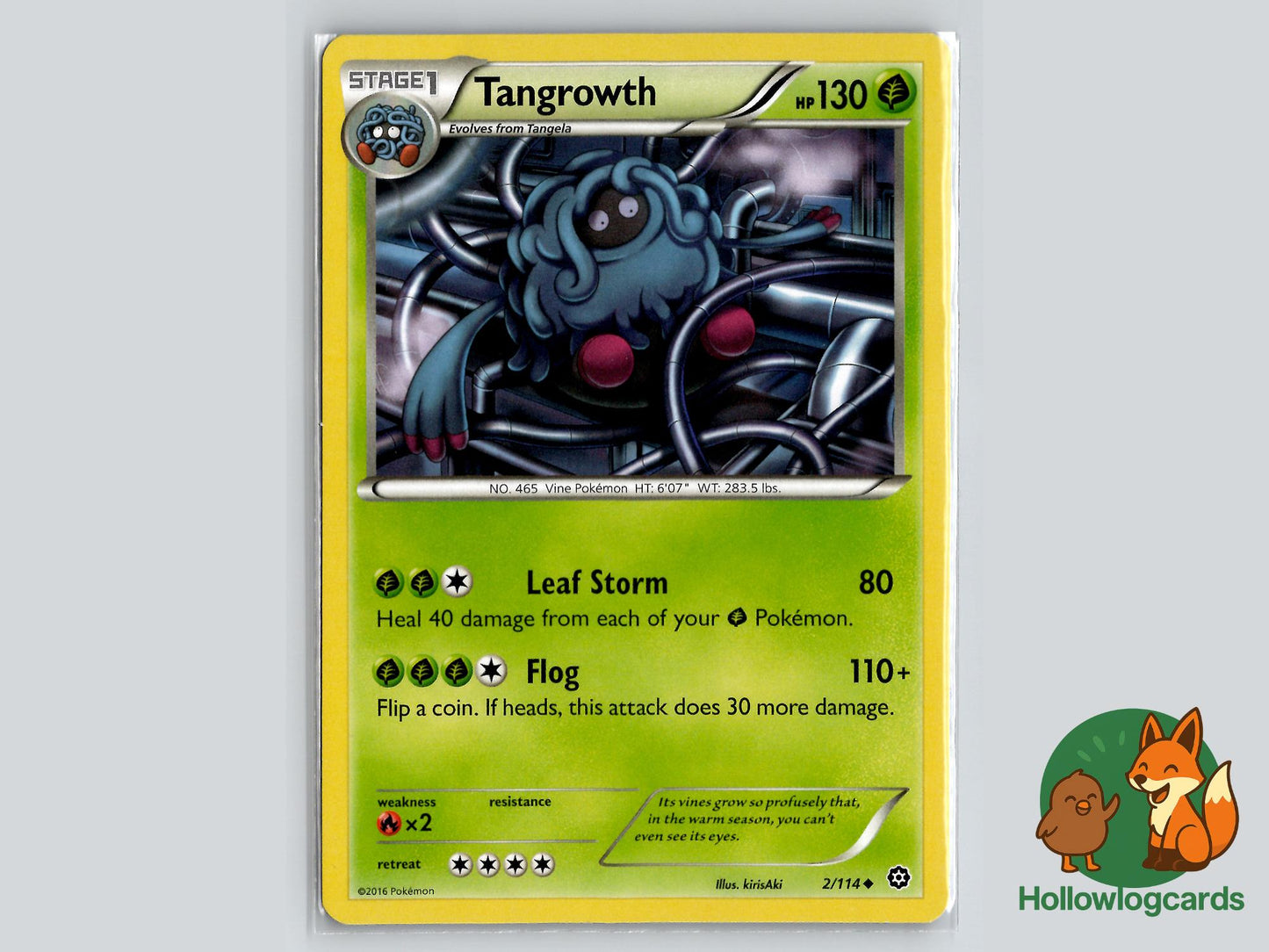 Tangrowth (2/114) - Steam Siege Pokémon Card