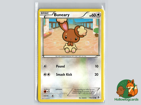 Buneary (116/149) - Boundaries Crossed Pokémon Card