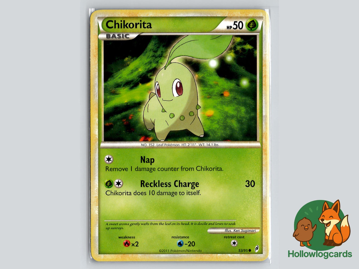 Chikorita (53/95) - Call of Legends Pokémon Card
