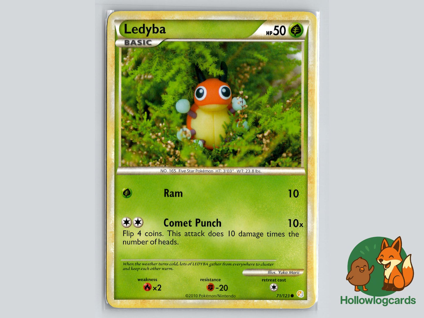 Ledyba (71/123) - HeartGold & SoulSilver Pokémon Card