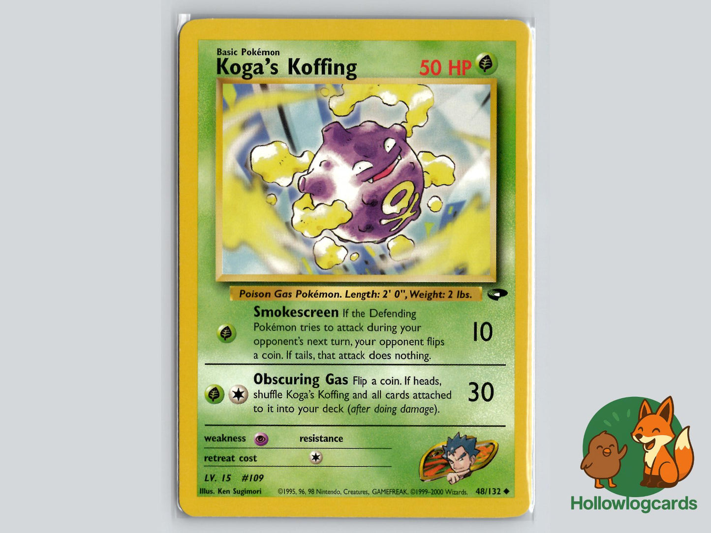 Koga's Koffing (48/132) - Gym Challenge Pokémon Card