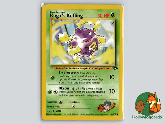 Koga's Koffing (48/132) - Gym Challenge Pokémon Card