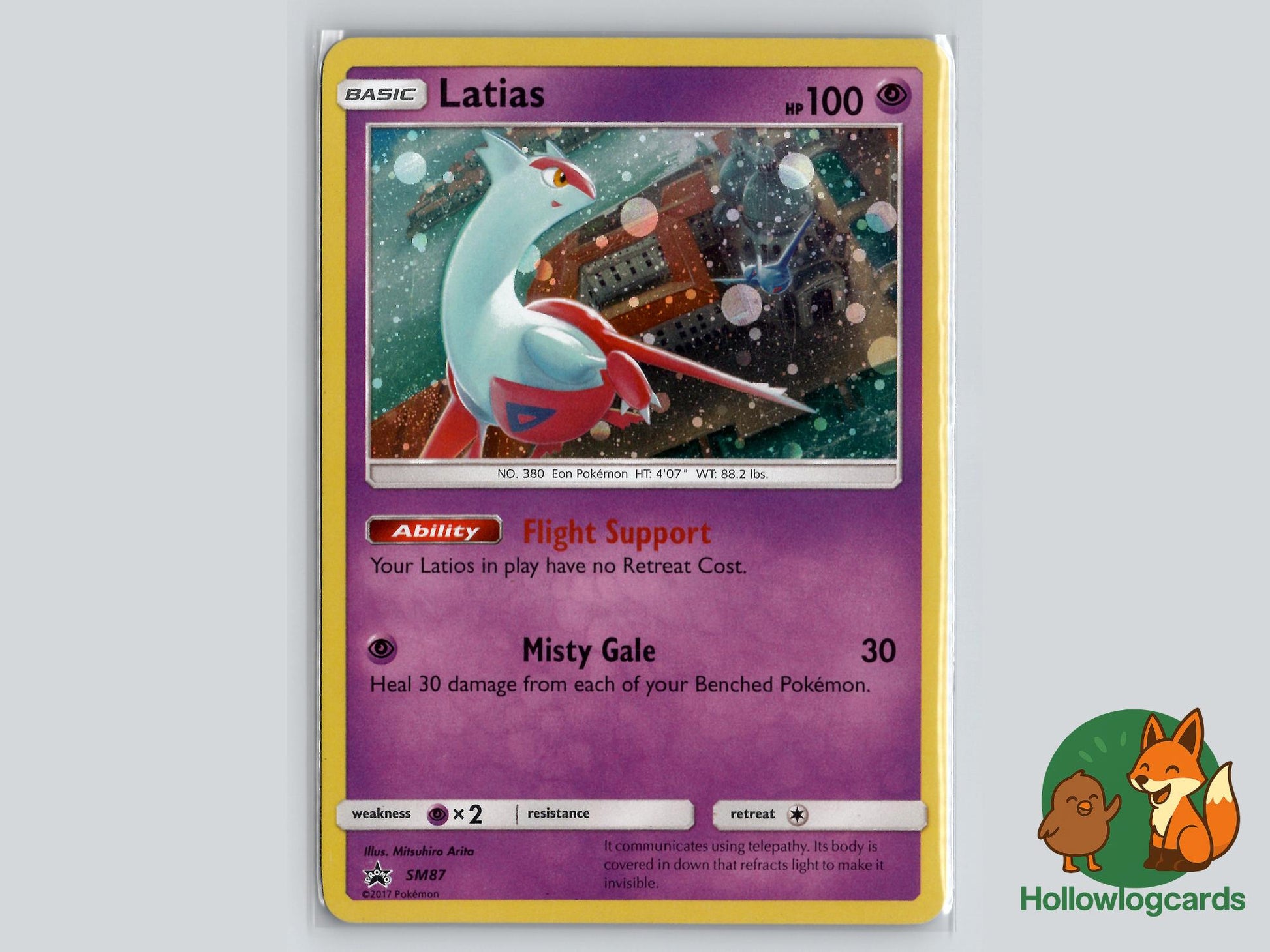 Latias (SM87) - Sun & Moon Pokémon Card