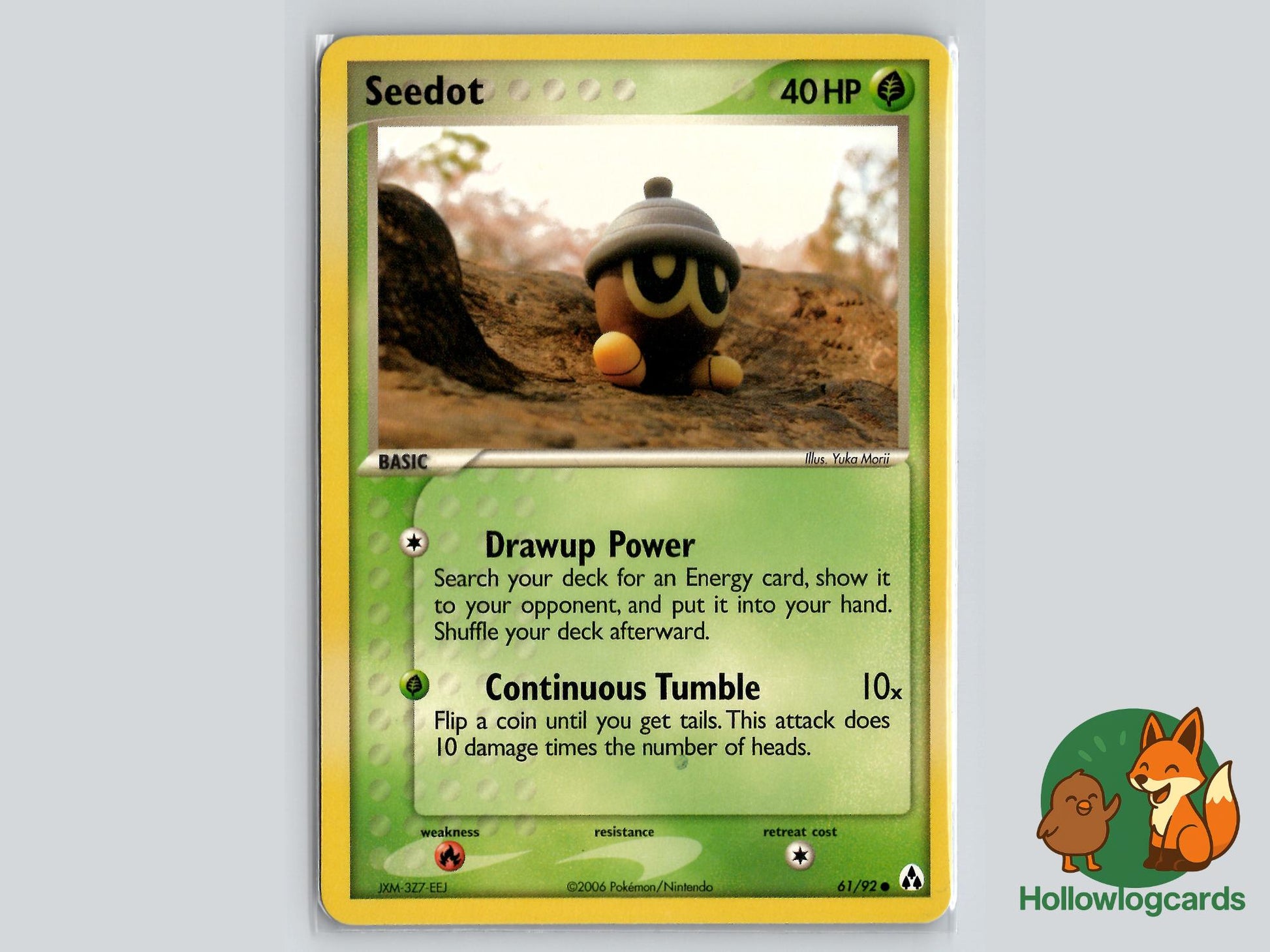 Seedot (61/92) - Legend Maker Pokémon Card
