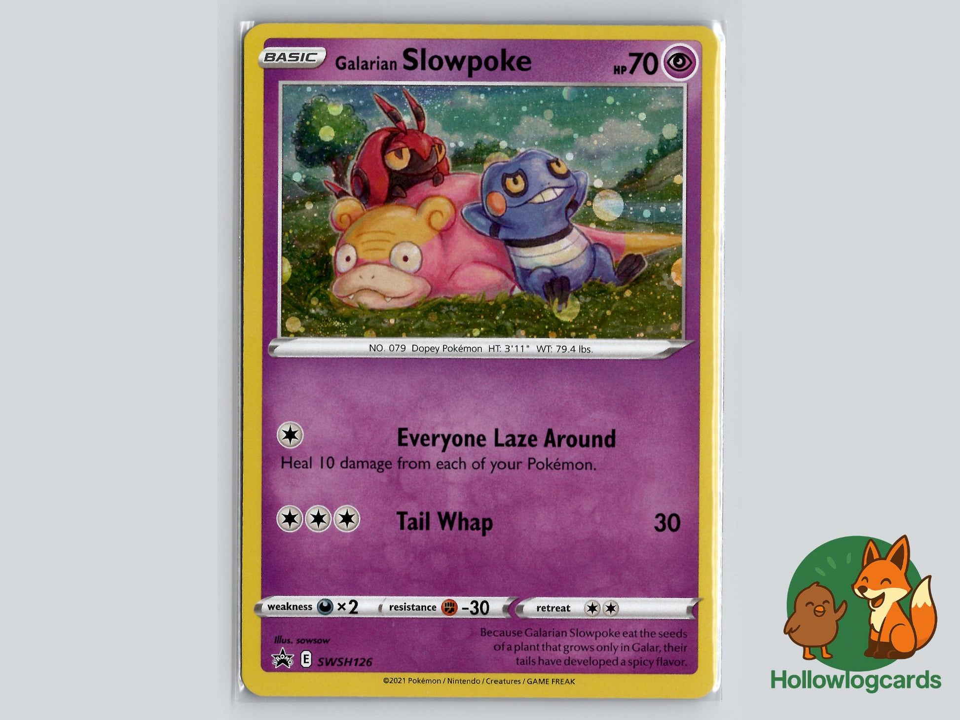 Galarian Slowpoke (SWSH126) - Sword & Shield Pokémon Card
