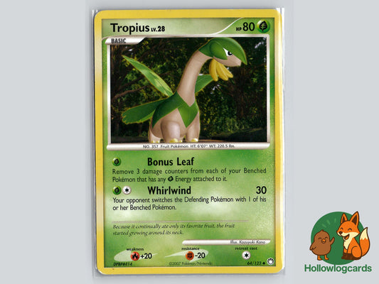 Tropius (64/123) - Mysterious Treasures Pokémon Card