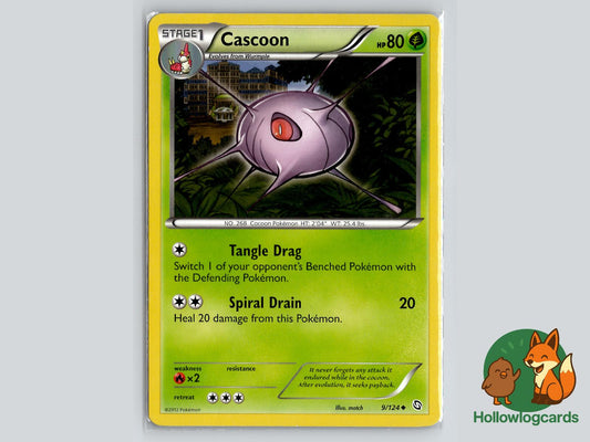 Cascoon (9/124) - Dragons Exalted Pokémon Card