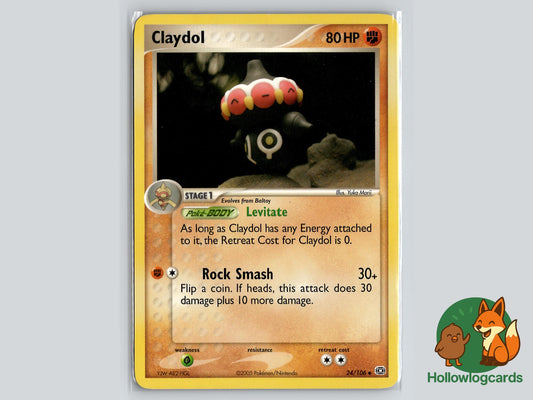 Claydol (24/106) - Emerald Pokémon Card