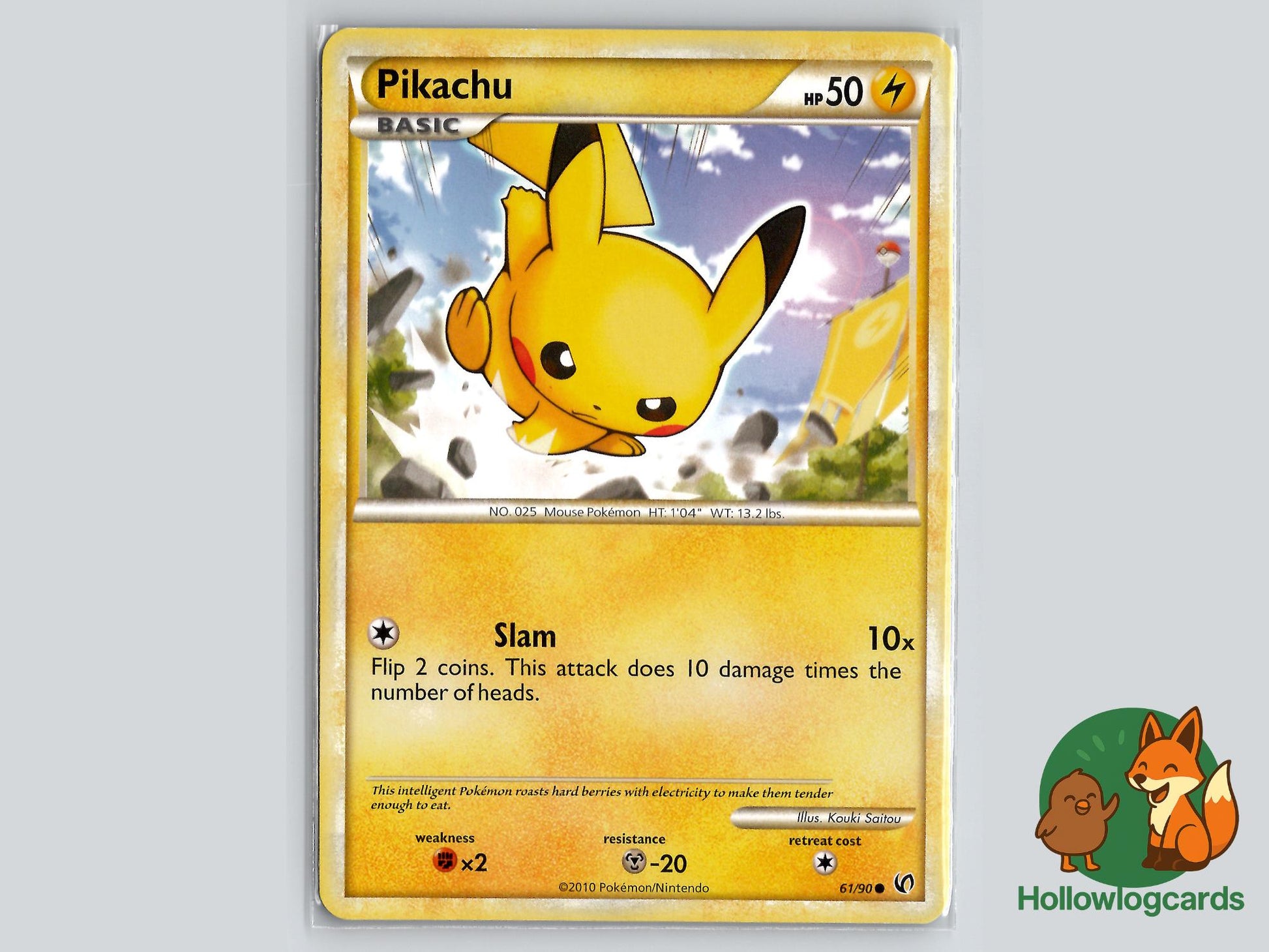 Pikachu (61/90) - Undaunted Pokémon Card