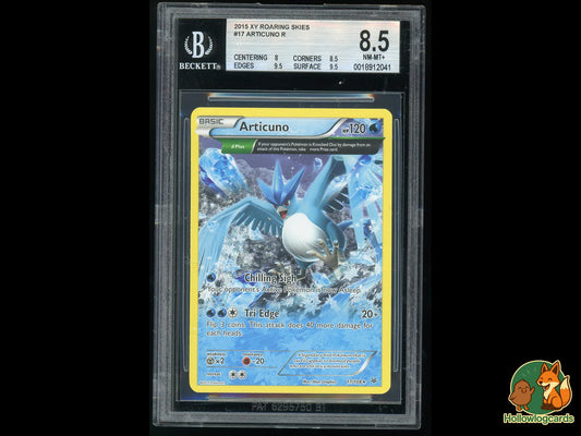 Graded Articuno (17/108) - Roaring Skies Pokémon Card