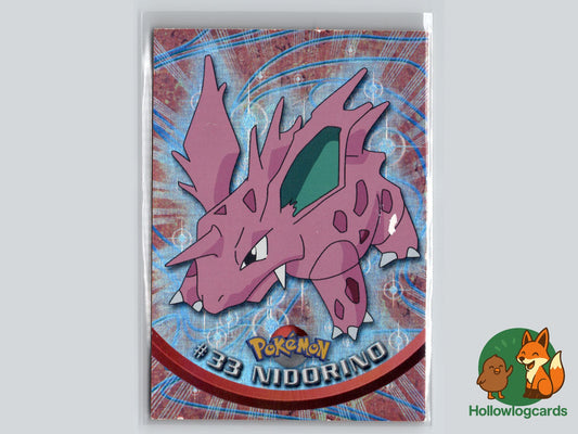 Nidorino - Topps Trading Cards Series 1 Pokémon Card