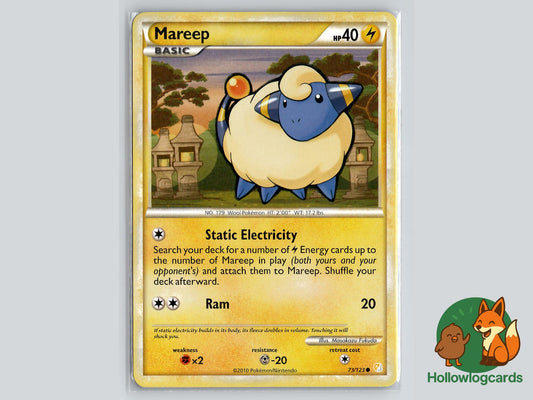 Mareep (73/123) - HeartGold & SoulSilver Pokémon Card