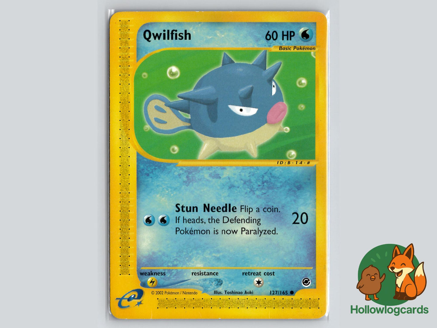 Qwilfish (127/165) - Expedition Base Set Pokémon Card