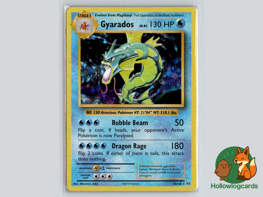 Gyarados (34/108) - Evolutions Pokémon Card