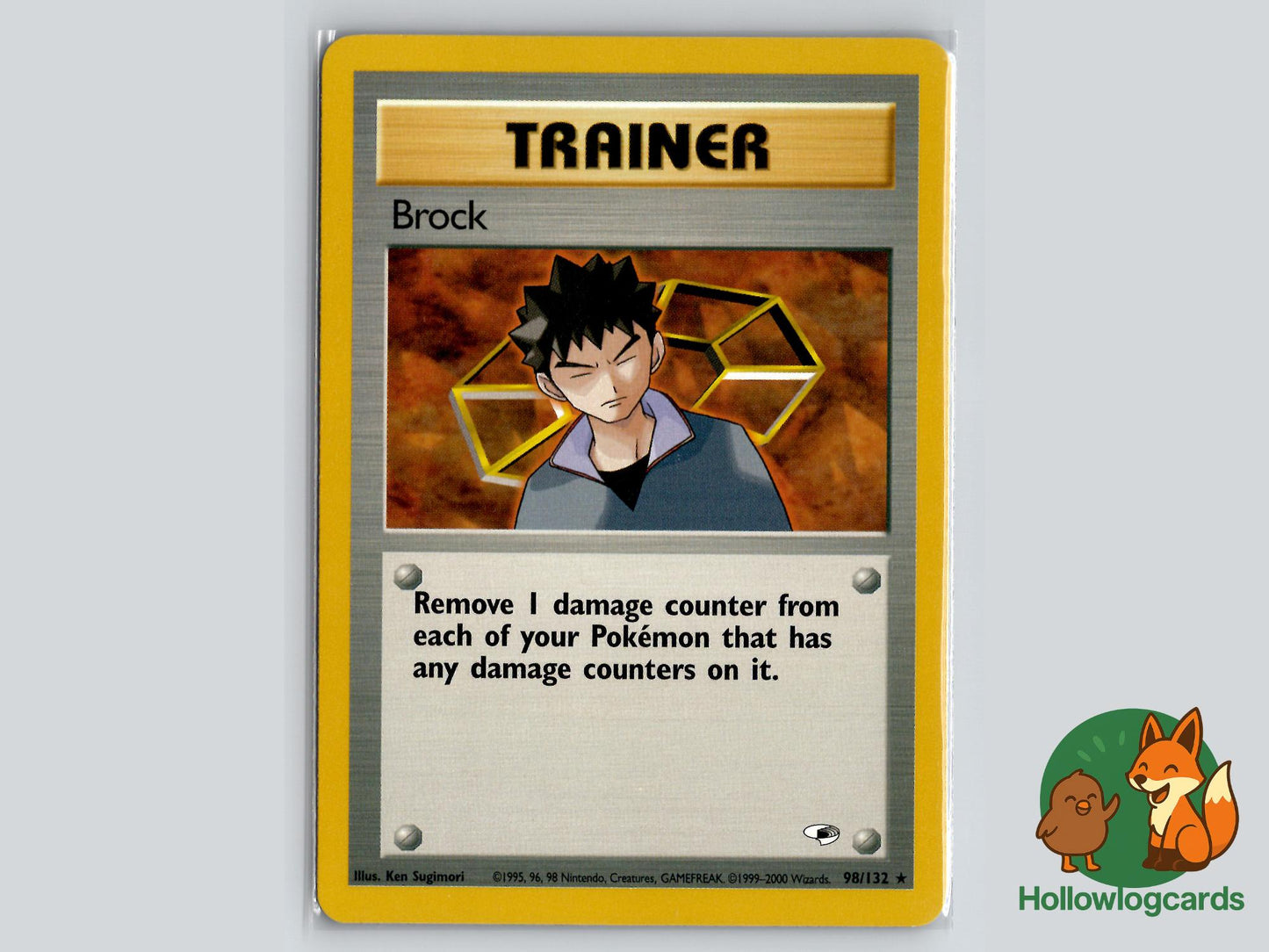 Brock (98/132) - Gym Heroes Pokémon Card