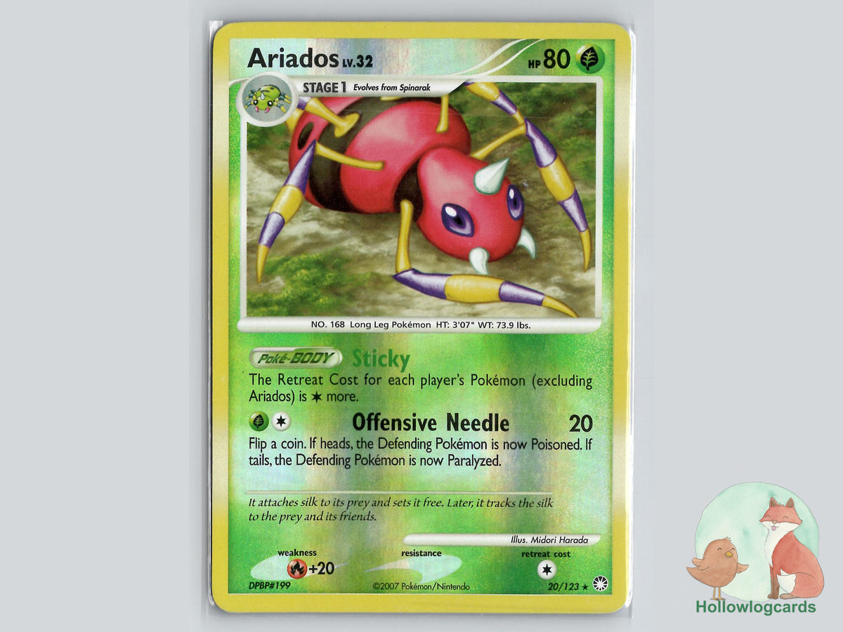 Ariados (20/123) - Mysterious Treasures Pokémon Card