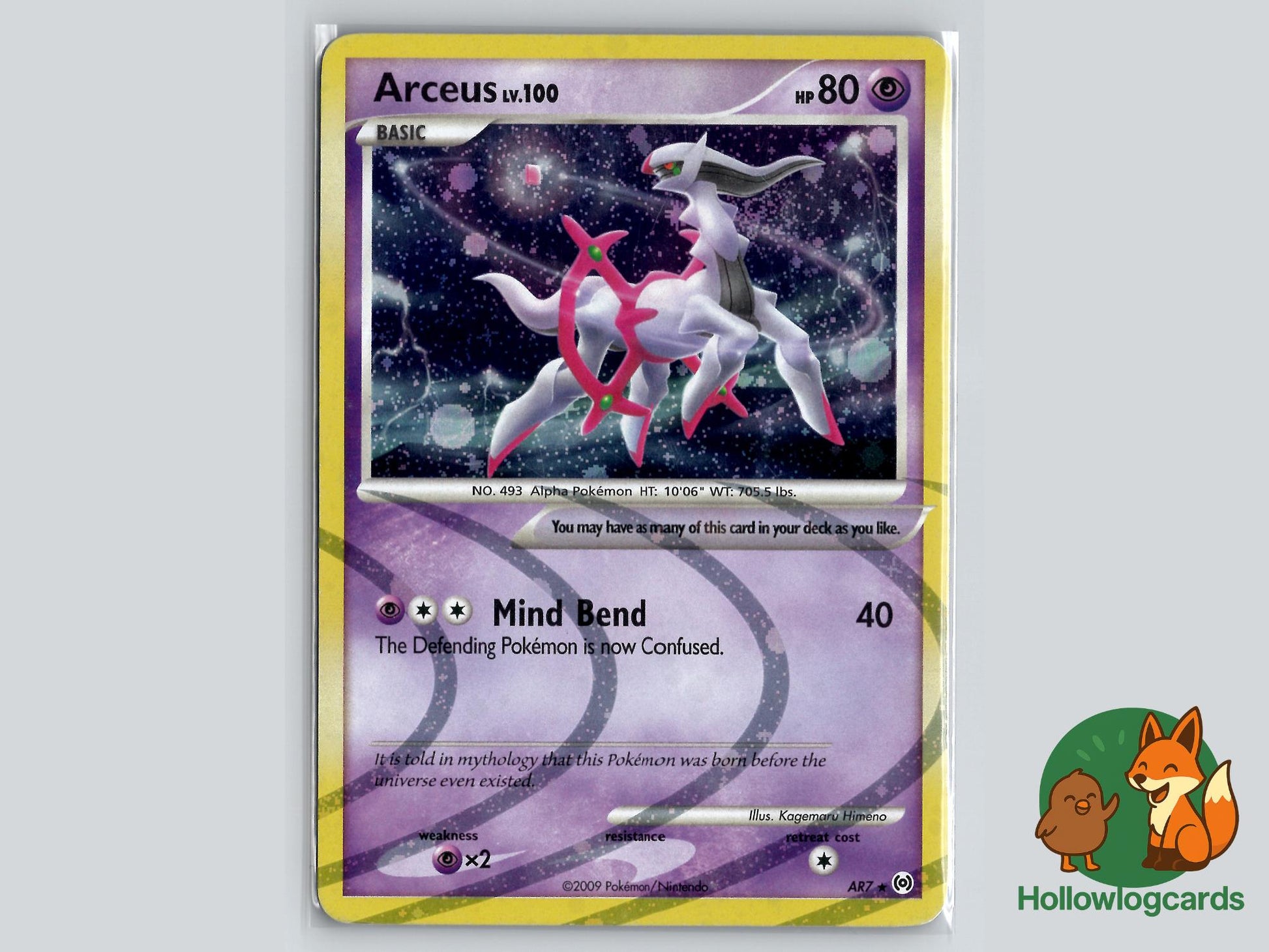Arceus (AR7) - Arceus Pokémon Card