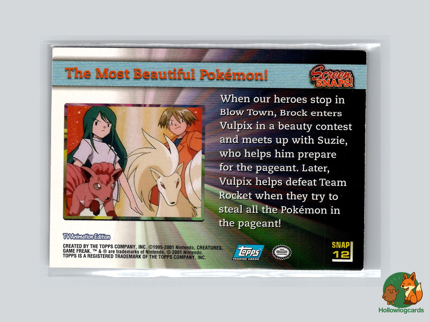 The Most Beautiful Pokémon! [Togepi Vulpix] (#49) - Topps Johto League Champions Trading Cards