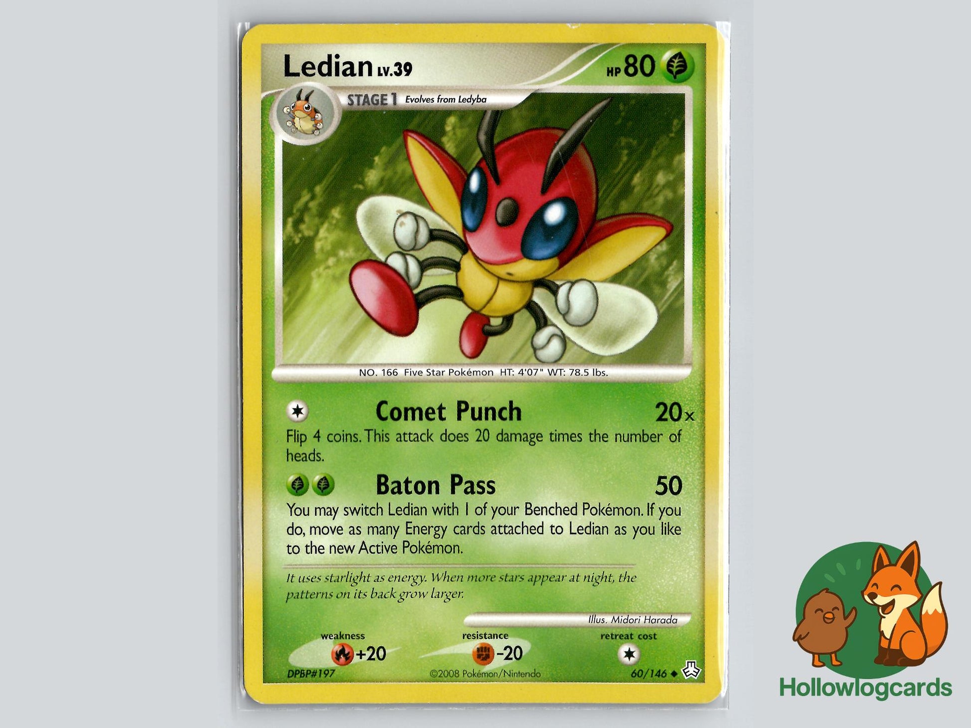 Ledian (60/146) - Legends Awakened Pokémon Card