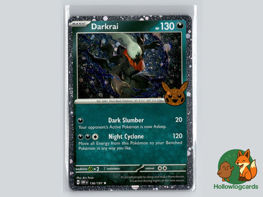 Darkrai (136/197) - Trick or Trade BOOster 2024 Pokémon Card
