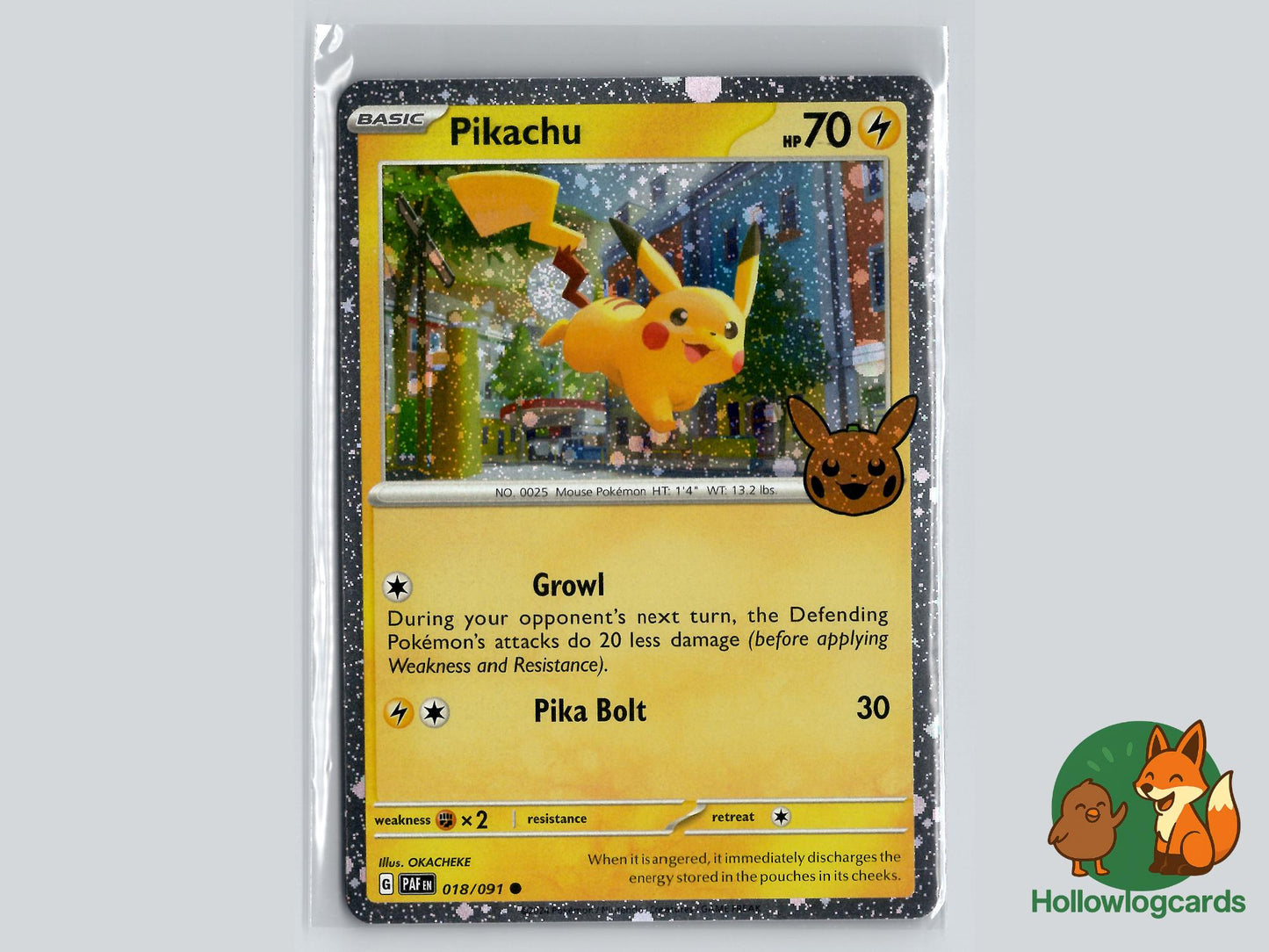 Pikachu (018/091) - Trick or Trade BOOster 2024 Pokémon Card