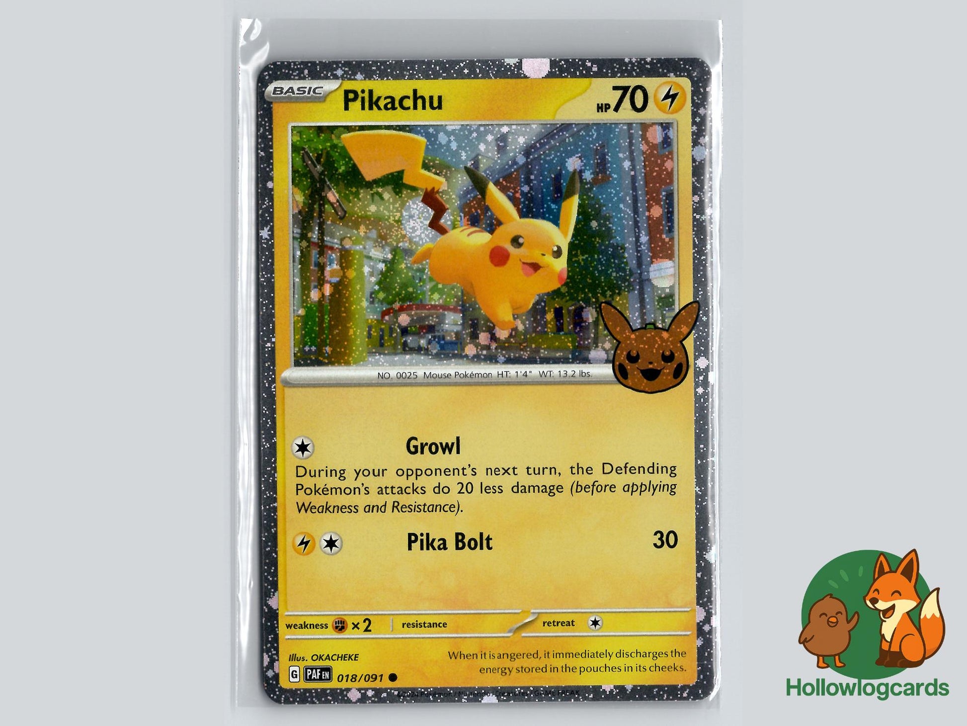 Pikachu (018/091) - Trick or Trade BOOster 2024 Pokémon Card