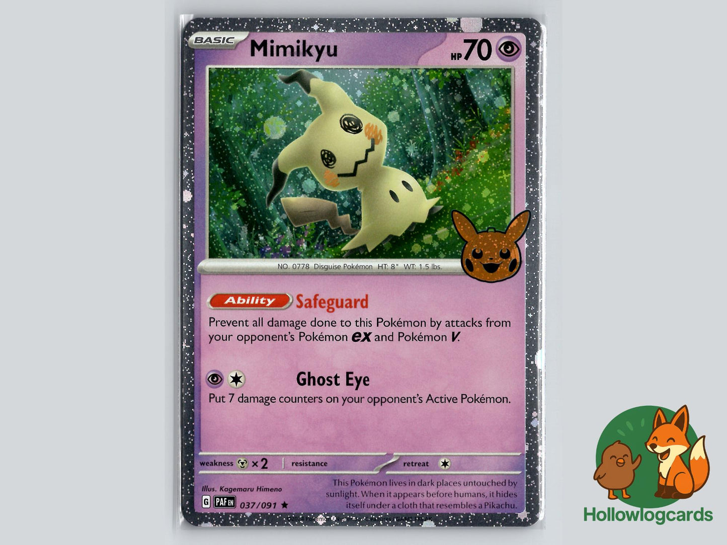 Mimikyu (037/091) - Trick or Trade BOOster 2024 Pokémon Card