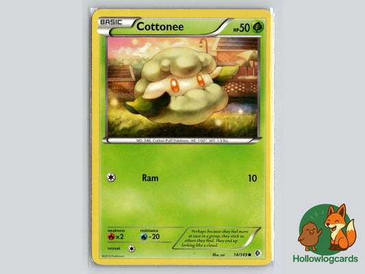 Cottonee (14/149) - Boundaries Crossed Pokémon Card