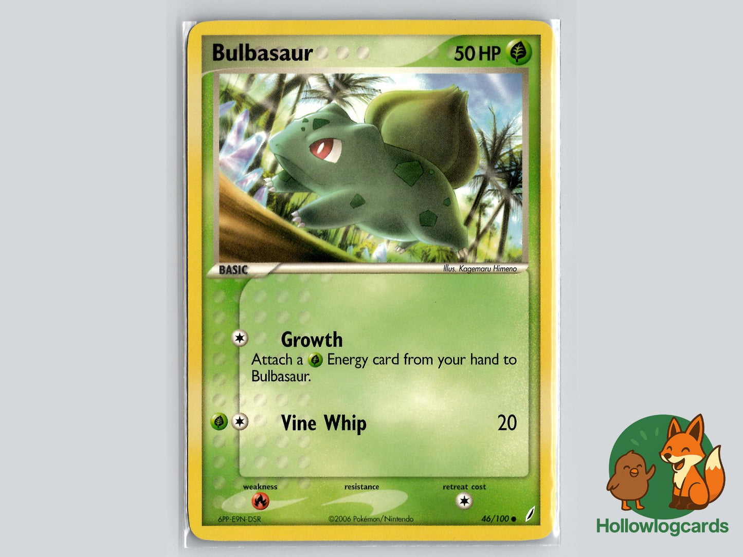 Bulbasaur (46/100) - Crystal Guardians Pokémon Card