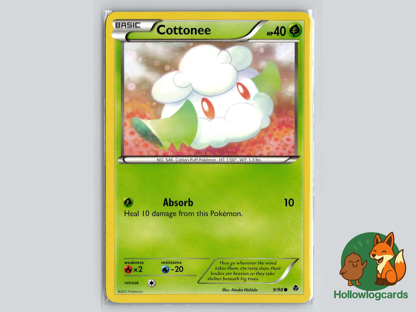 Cottonee (9/98) - Emerging Powers Pokémon Card