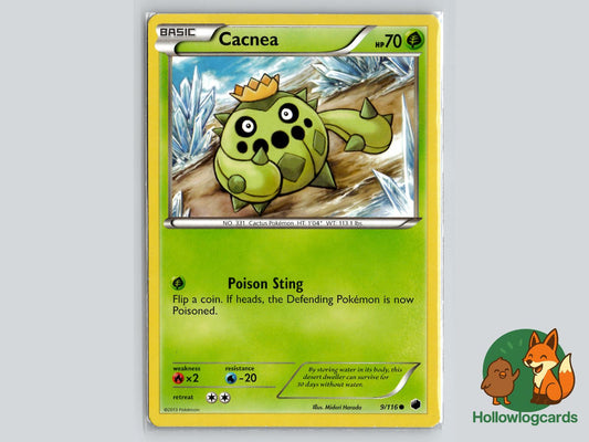 Cacnea (9/116) - Plasma Freeze Pokémon Card