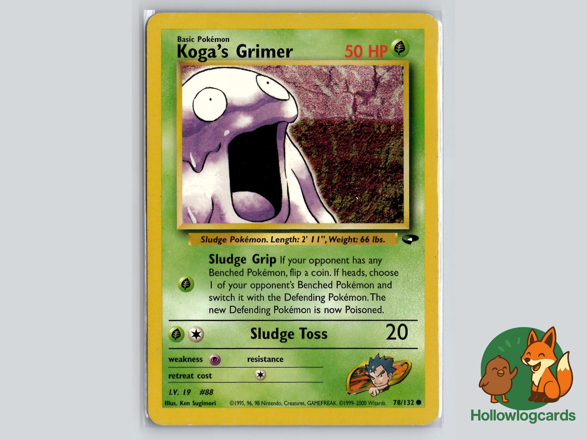 Koga's Grimer (78/132) - Gym Challenge Pokémon Card
