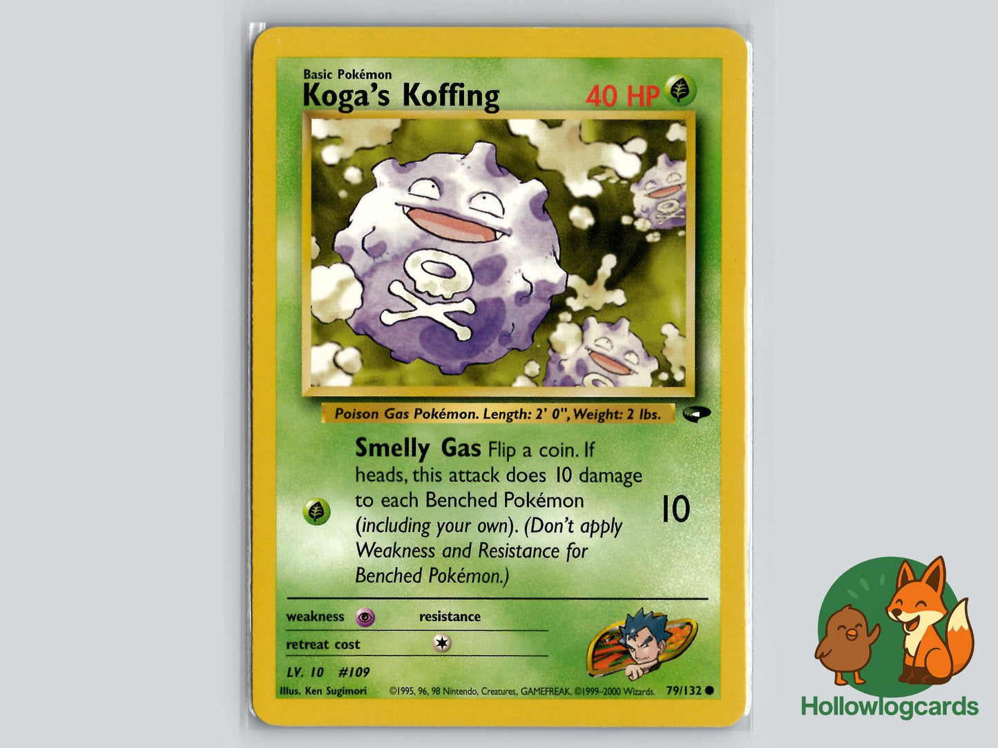 Koga's Koffing (79/132) - Gym Challenge Pokémon Card