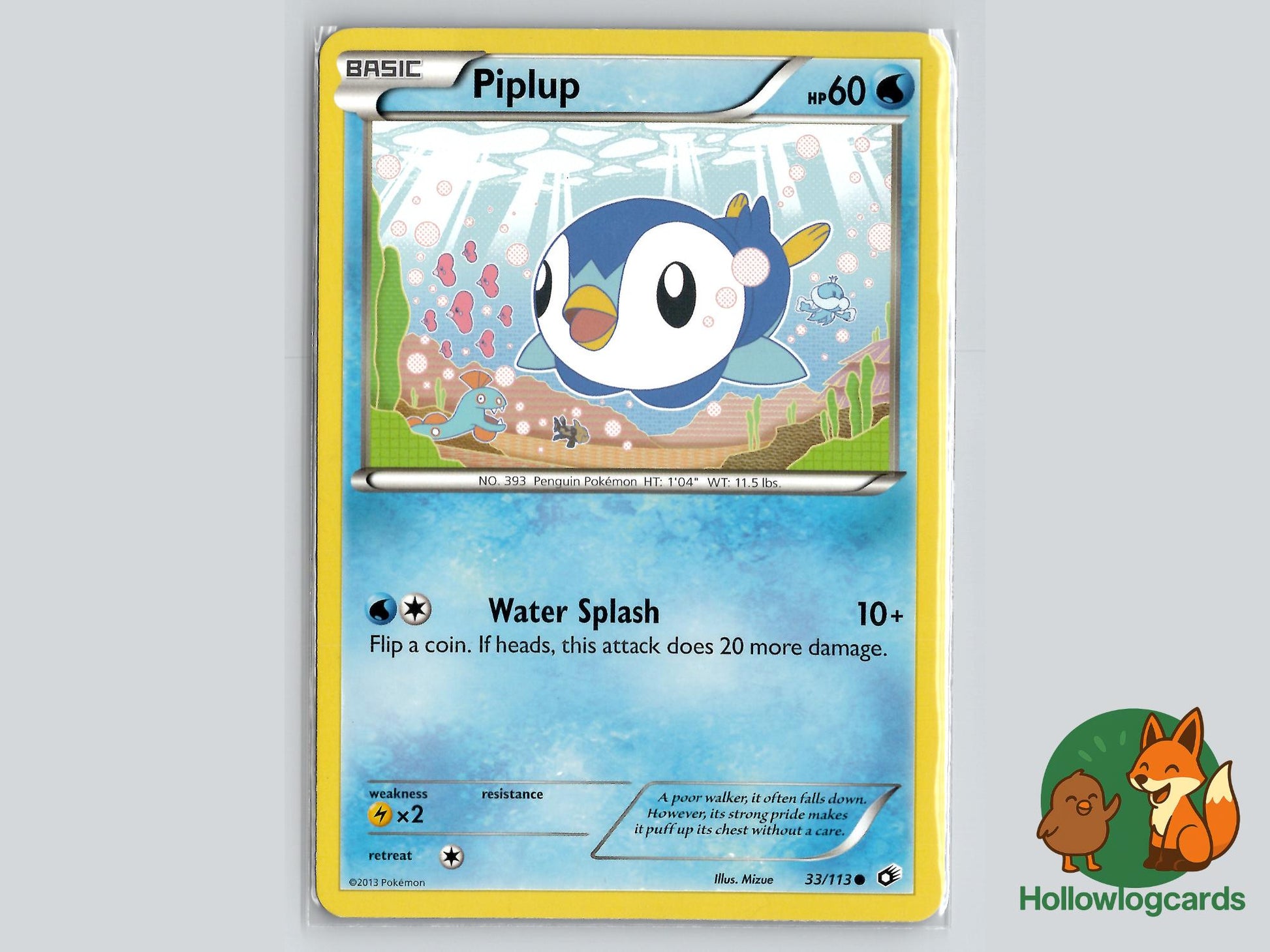 Piplup (33/113) - Legendary Treasures Pokémon Card