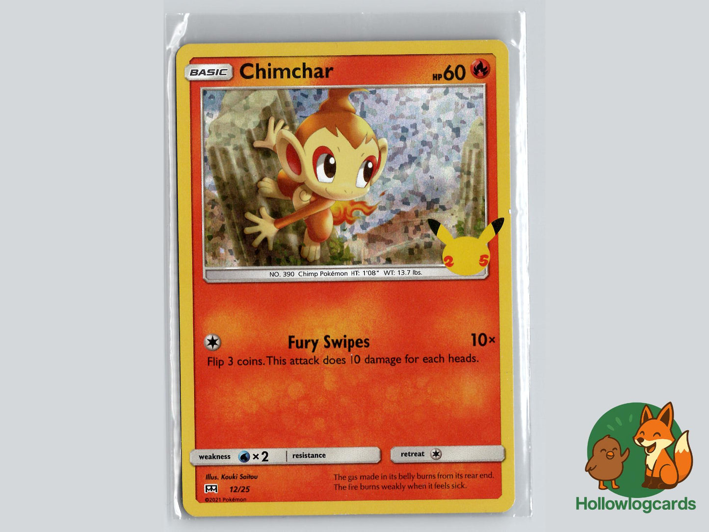 Chimchar (012/025) - McDonald's 25th Anniversary Promos Pokémon Card