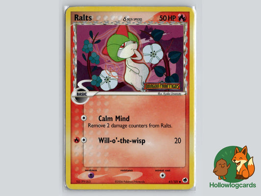 Ralts (61/101) - Dragon Frontiers Pokémon Card