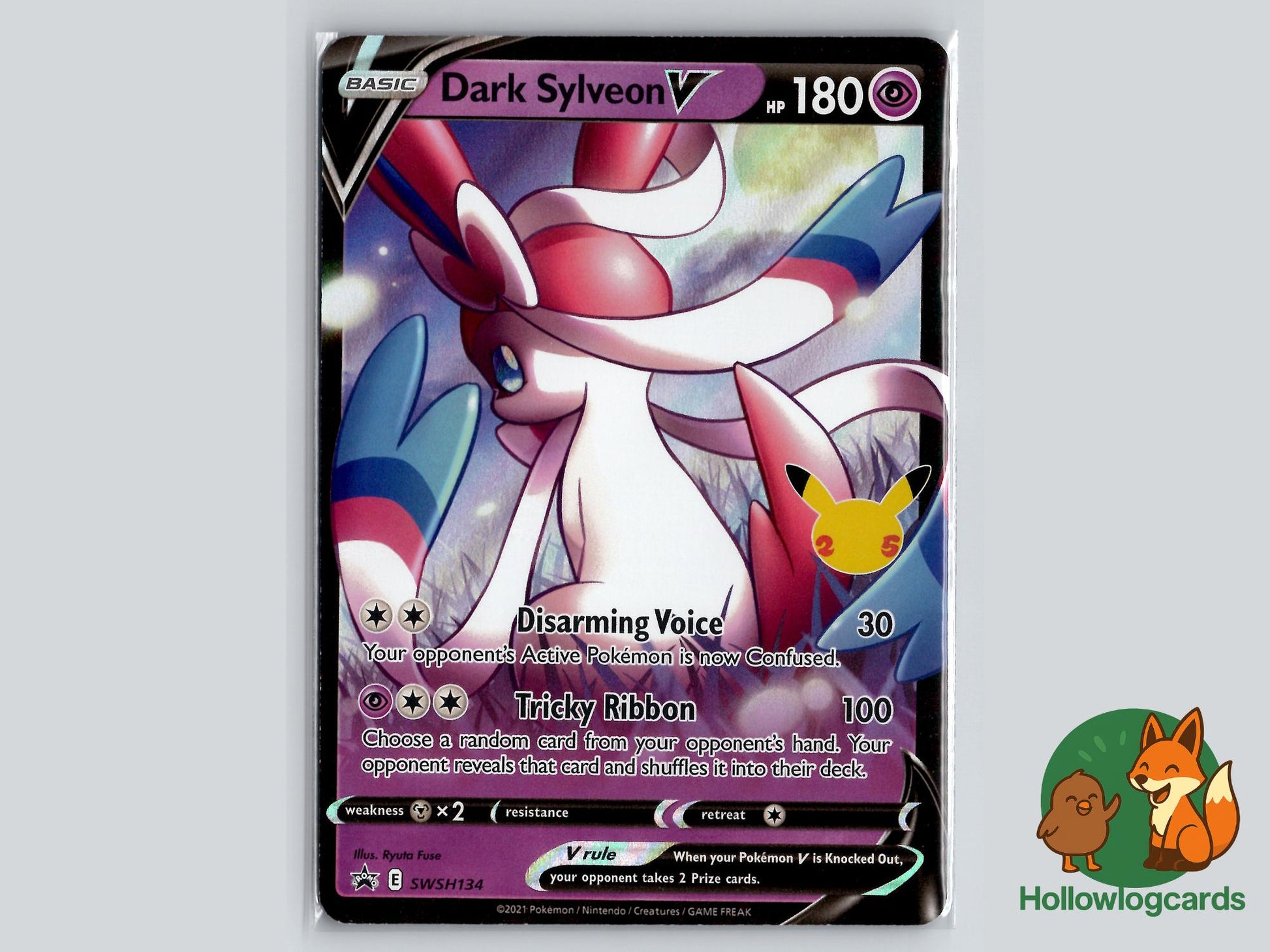 Dark Sylveon V ( SWSH134 ) - SWSH Black Star - Near Mint