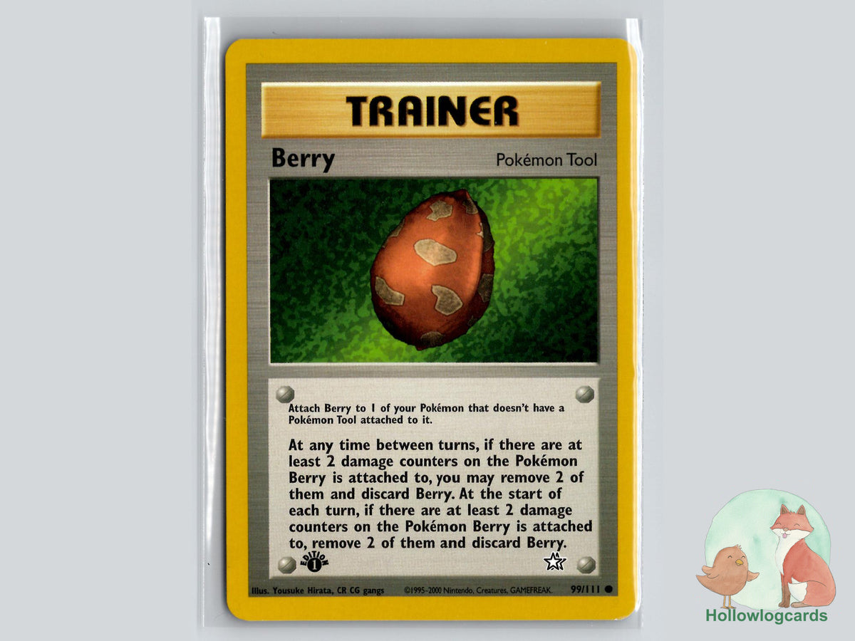1st Edition Berry (99/111) - Neo Genesis Pokémon Card