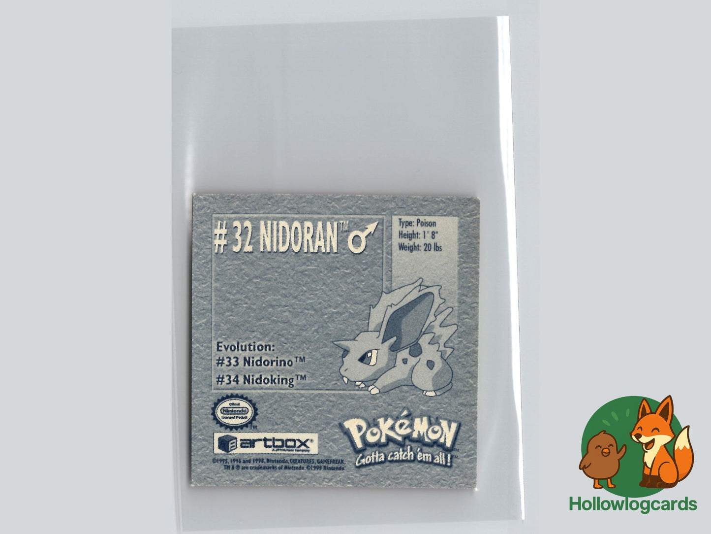 Nidoran M - Artbox Sticker