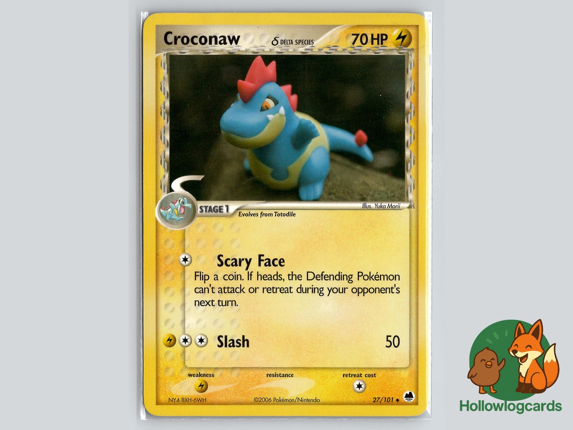 Croconaw (27/101) - Dragon Frontiers Pokémon Card