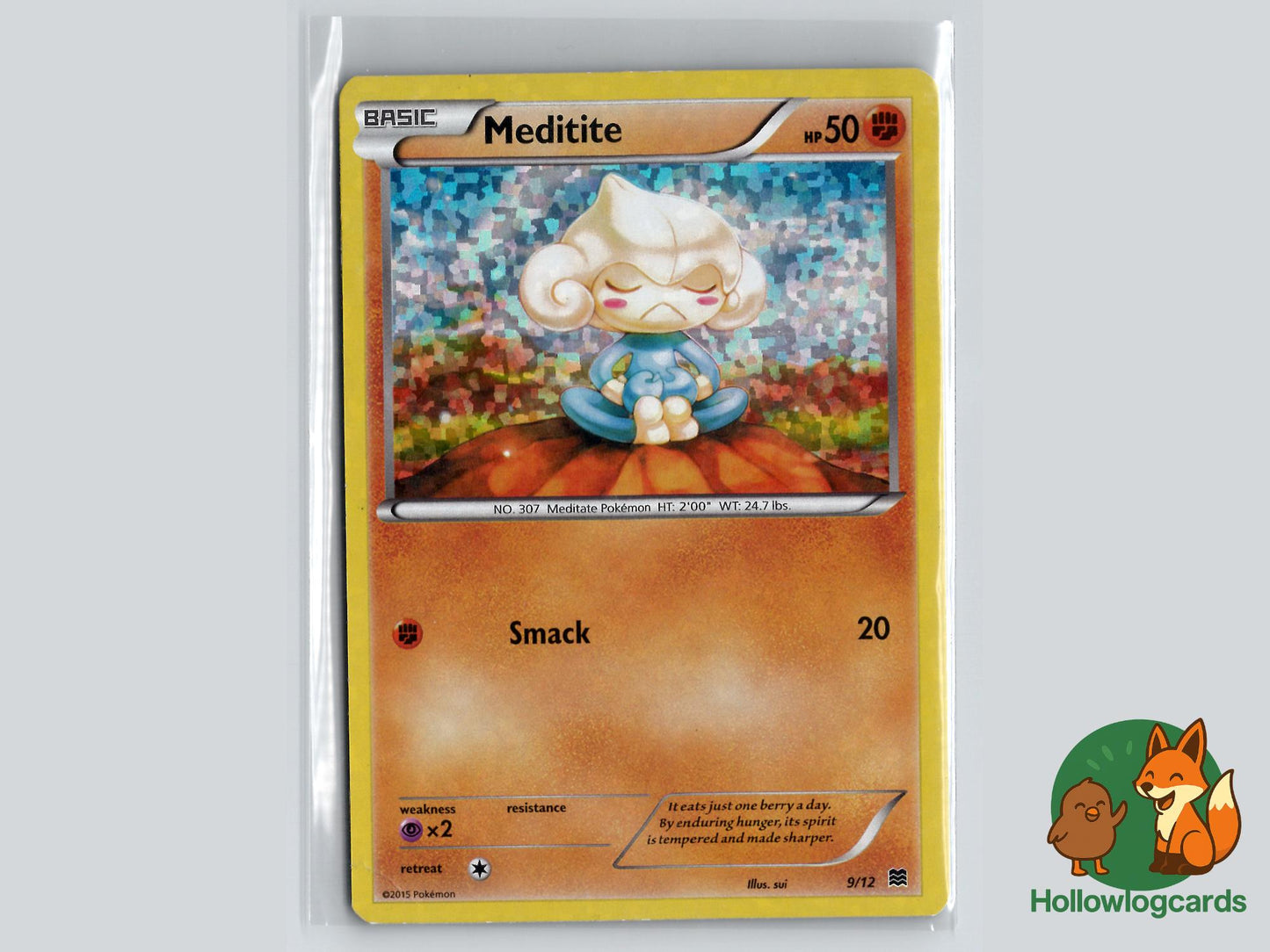 Meditite (009/012) - McDonald's Promos 2015 Pokémon Card