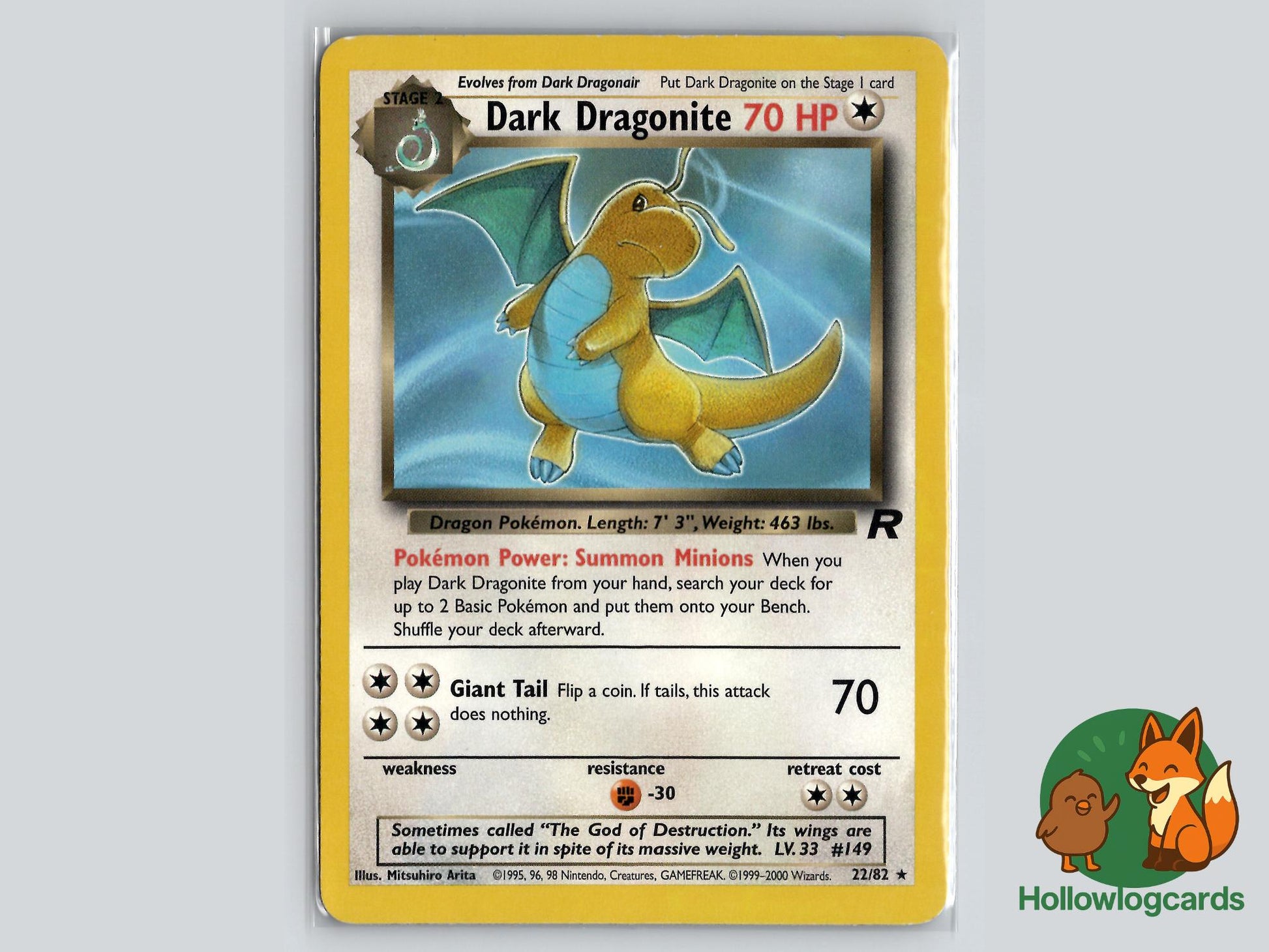 Dark Dragonite (22/82) - Team Rocket Pokémon Card